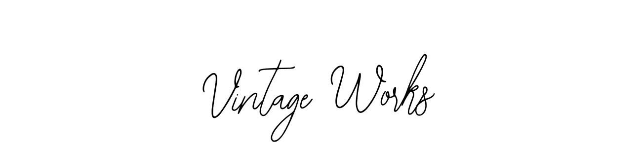 Check out images of Autograph of Vintage Works name. Actor Vintage Works Signature Style. Bearetta-2O07w is a professional sign style online. Vintage Works signature style 12 images and pictures png