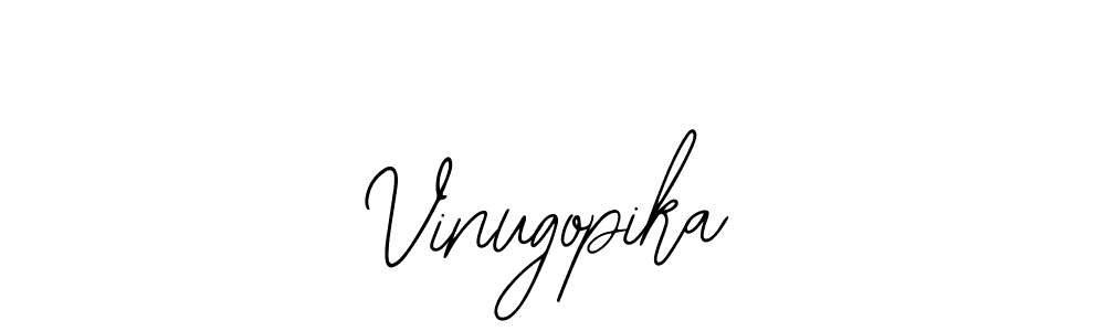 Also we have Vinugopika name is the best signature style. Create professional handwritten signature collection using Bearetta-2O07w autograph style. Vinugopika signature style 12 images and pictures png