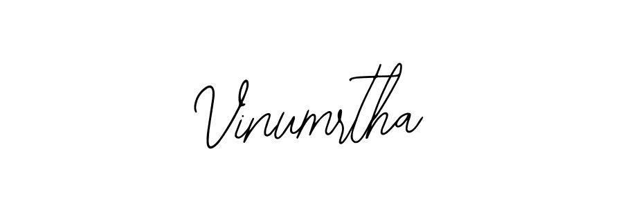 How to make Vinumrtha name signature. Use Bearetta-2O07w style for creating short signs online. This is the latest handwritten sign. Vinumrtha signature style 12 images and pictures png