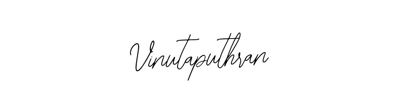 Use a signature maker to create a handwritten signature online. With this signature software, you can design (Bearetta-2O07w) your own signature for name Vinutaputhran. Vinutaputhran signature style 12 images and pictures png