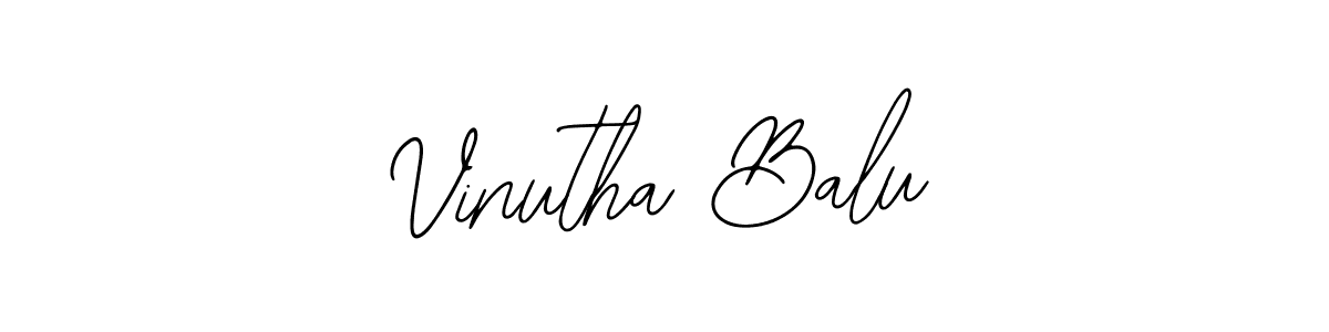 Make a beautiful signature design for name Vinutha Balu. Use this online signature maker to create a handwritten signature for free. Vinutha Balu signature style 12 images and pictures png