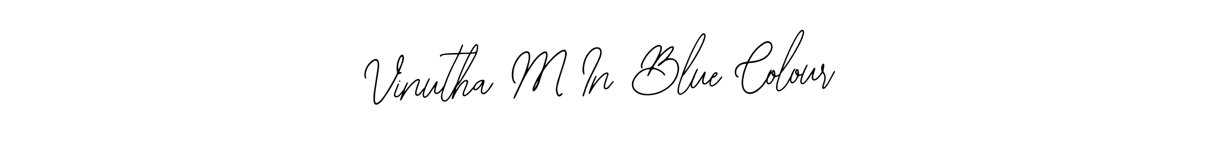 Make a beautiful signature design for name Vinutha M In Blue Colour. Use this online signature maker to create a handwritten signature for free. Vinutha M In Blue Colour signature style 12 images and pictures png