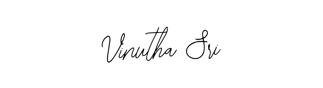 Design your own signature with our free online signature maker. With this signature software, you can create a handwritten (Bearetta-2O07w) signature for name Vinutha Sri. Vinutha Sri signature style 12 images and pictures png