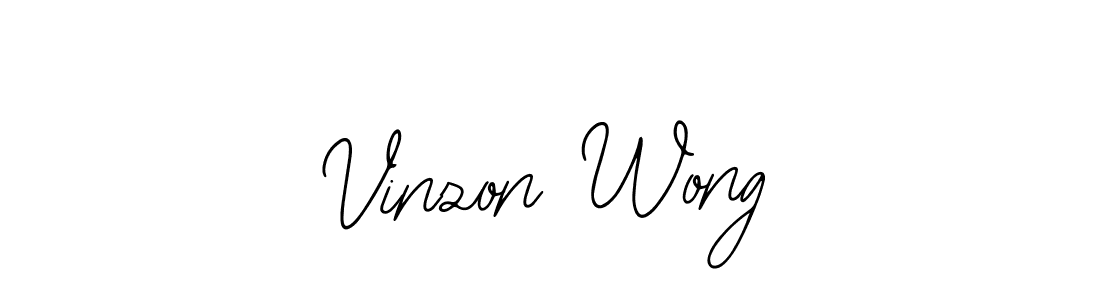 Make a short Vinzon Wong signature style. Manage your documents anywhere anytime using Bearetta-2O07w. Create and add eSignatures, submit forms, share and send files easily. Vinzon Wong signature style 12 images and pictures png
