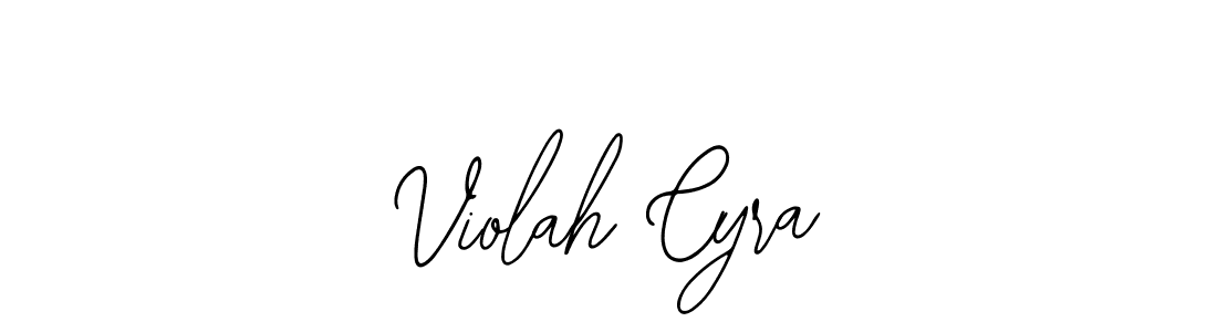 The best way (Bearetta-2O07w) to make a short signature is to pick only two or three words in your name. The name Violah Cyra include a total of six letters. For converting this name. Violah Cyra signature style 12 images and pictures png