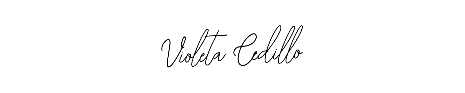 How to make Violeta Cedillo signature? Bearetta-2O07w is a professional autograph style. Create handwritten signature for Violeta Cedillo name. Violeta Cedillo signature style 12 images and pictures png