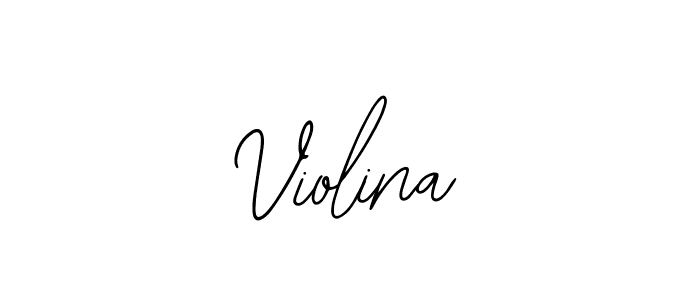 How to make Violina name signature. Use Bearetta-2O07w style for creating short signs online. This is the latest handwritten sign. Violina signature style 12 images and pictures png