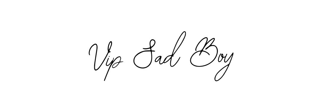 Also You can easily find your signature by using the search form. We will create Vip Sad Boy name handwritten signature images for you free of cost using Bearetta-2O07w sign style. Vip Sad Boy signature style 12 images and pictures png