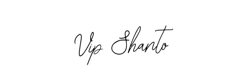Make a beautiful signature design for name Vip Shanto. With this signature (Bearetta-2O07w) style, you can create a handwritten signature for free. Vip Shanto signature style 12 images and pictures png