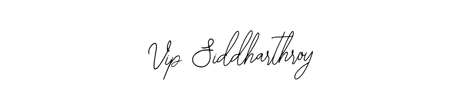 Make a beautiful signature design for name Vip Siddharthroy. Use this online signature maker to create a handwritten signature for free. Vip Siddharthroy signature style 12 images and pictures png