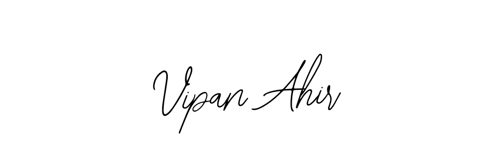 Create a beautiful signature design for name Vipan Ahir. With this signature (Bearetta-2O07w) fonts, you can make a handwritten signature for free. Vipan Ahir signature style 12 images and pictures png