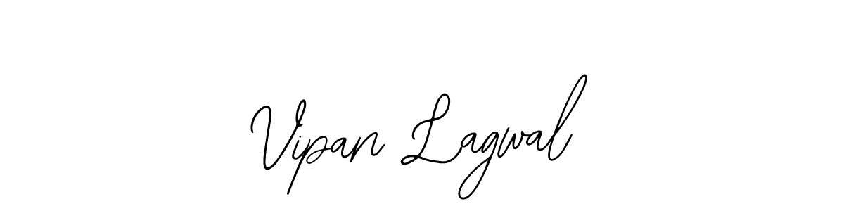 The best way (Bearetta-2O07w) to make a short signature is to pick only two or three words in your name. The name Vipan Lagwal include a total of six letters. For converting this name. Vipan Lagwal signature style 12 images and pictures png