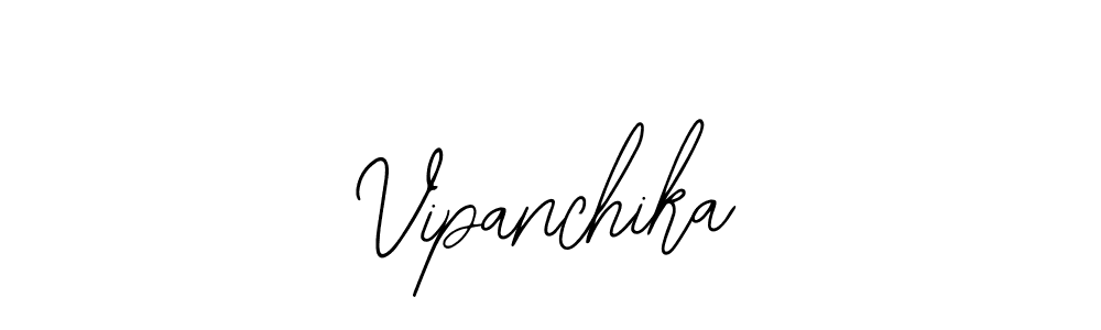 if you are searching for the best signature style for your name Vipanchika. so please give up your signature search. here we have designed multiple signature styles  using Bearetta-2O07w. Vipanchika signature style 12 images and pictures png