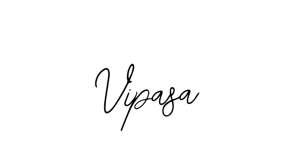 How to make Vipasa name signature. Use Bearetta-2O07w style for creating short signs online. This is the latest handwritten sign. Vipasa signature style 12 images and pictures png