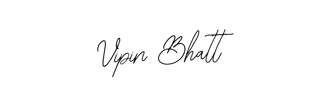 Make a beautiful signature design for name Vipin Bhatt. With this signature (Bearetta-2O07w) style, you can create a handwritten signature for free. Vipin Bhatt signature style 12 images and pictures png