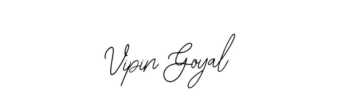 Use a signature maker to create a handwritten signature online. With this signature software, you can design (Bearetta-2O07w) your own signature for name Vipin Goyal. Vipin Goyal signature style 12 images and pictures png