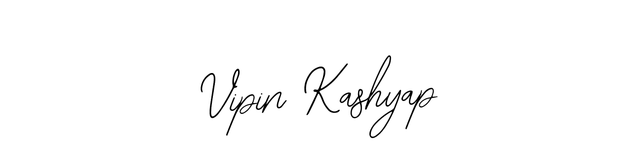 How to make Vipin Kashyap name signature. Use Bearetta-2O07w style for creating short signs online. This is the latest handwritten sign. Vipin Kashyap signature style 12 images and pictures png