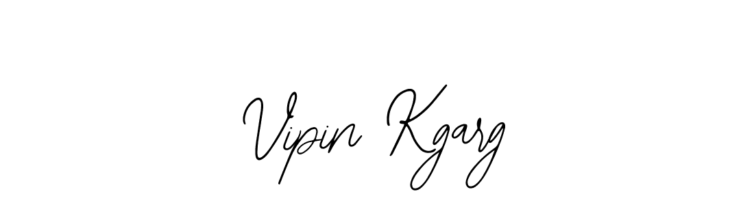 Make a beautiful signature design for name Vipin Kgarg. Use this online signature maker to create a handwritten signature for free. Vipin Kgarg signature style 12 images and pictures png