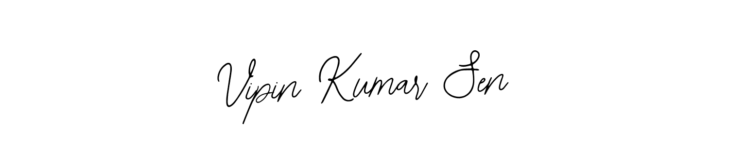 Make a beautiful signature design for name Vipin Kumar Sen. With this signature (Bearetta-2O07w) style, you can create a handwritten signature for free. Vipin Kumar Sen signature style 12 images and pictures png