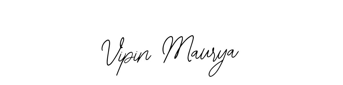 Make a beautiful signature design for name Vipin Maurya. With this signature (Bearetta-2O07w) style, you can create a handwritten signature for free. Vipin Maurya signature style 12 images and pictures png
