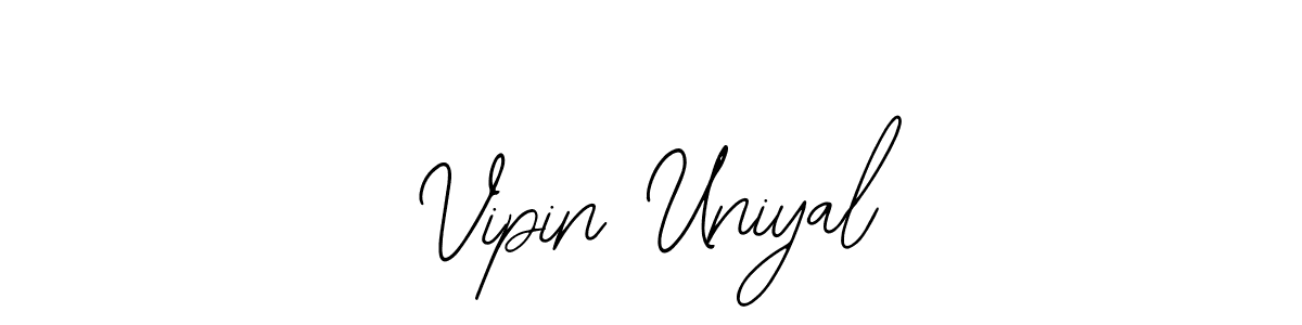 Create a beautiful signature design for name Vipin Uniyal. With this signature (Bearetta-2O07w) fonts, you can make a handwritten signature for free. Vipin Uniyal signature style 12 images and pictures png