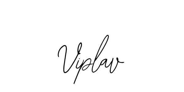 Use a signature maker to create a handwritten signature online. With this signature software, you can design (Bearetta-2O07w) your own signature for name Viplav. Viplav signature style 12 images and pictures png