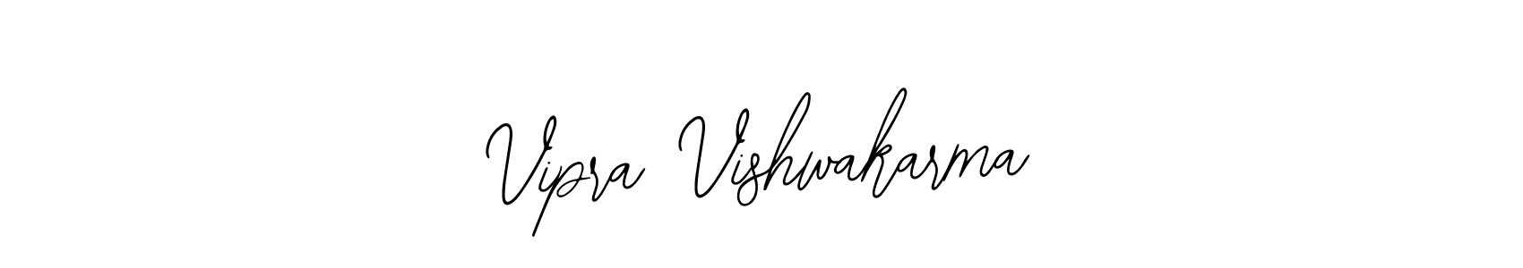 Design your own signature with our free online signature maker. With this signature software, you can create a handwritten (Bearetta-2O07w) signature for name Vipra Vishwakarma. Vipra Vishwakarma signature style 12 images and pictures png