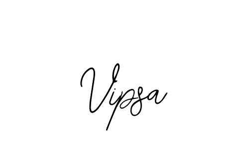 The best way (Bearetta-2O07w) to make a short signature is to pick only two or three words in your name. The name Vipsa include a total of six letters. For converting this name. Vipsa signature style 12 images and pictures png
