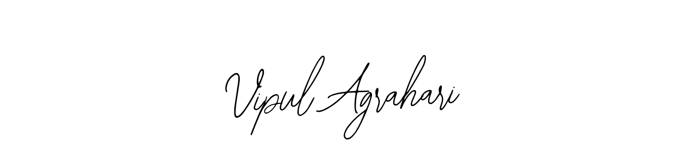 Also You can easily find your signature by using the search form. We will create Vipul Agrahari name handwritten signature images for you free of cost using Bearetta-2O07w sign style. Vipul Agrahari signature style 12 images and pictures png