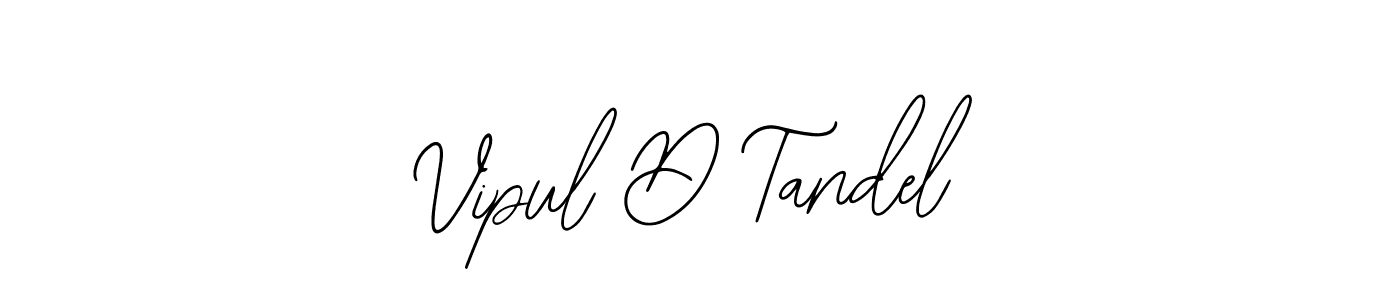 if you are searching for the best signature style for your name Vipul D Tandel. so please give up your signature search. here we have designed multiple signature styles  using Bearetta-2O07w. Vipul D Tandel signature style 12 images and pictures png