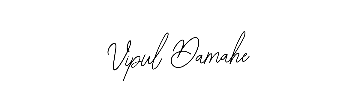 Use a signature maker to create a handwritten signature online. With this signature software, you can design (Bearetta-2O07w) your own signature for name Vipul Damahe. Vipul Damahe signature style 12 images and pictures png