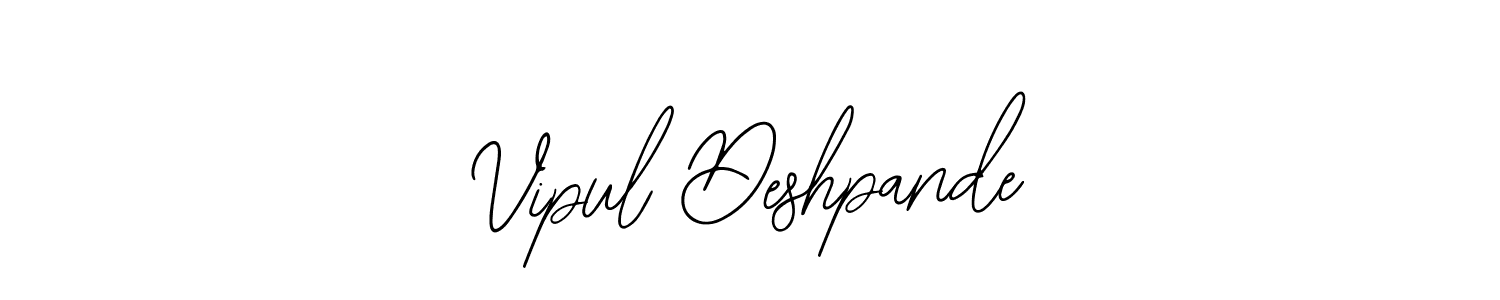 Make a beautiful signature design for name Vipul Deshpande. With this signature (Bearetta-2O07w) style, you can create a handwritten signature for free. Vipul Deshpande signature style 12 images and pictures png