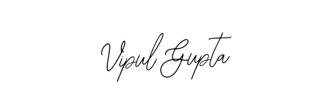 You should practise on your own different ways (Bearetta-2O07w) to write your name (Vipul Gupta) in signature. don't let someone else do it for you. Vipul Gupta signature style 12 images and pictures png