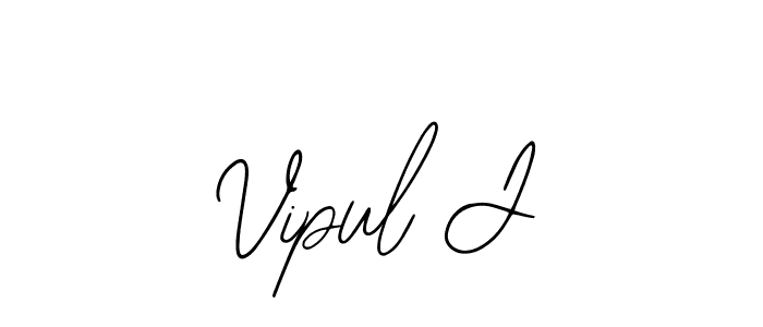 Make a beautiful signature design for name Vipul J. With this signature (Bearetta-2O07w) style, you can create a handwritten signature for free. Vipul J signature style 12 images and pictures png