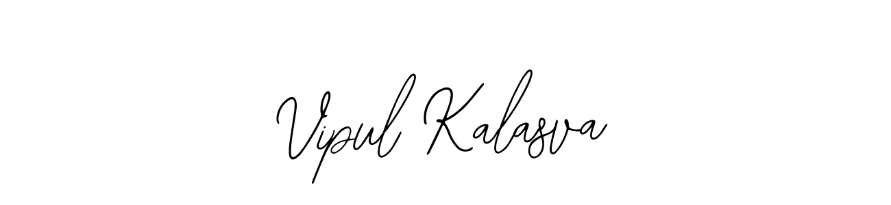 Make a beautiful signature design for name Vipul Kalasva. Use this online signature maker to create a handwritten signature for free. Vipul Kalasva signature style 12 images and pictures png