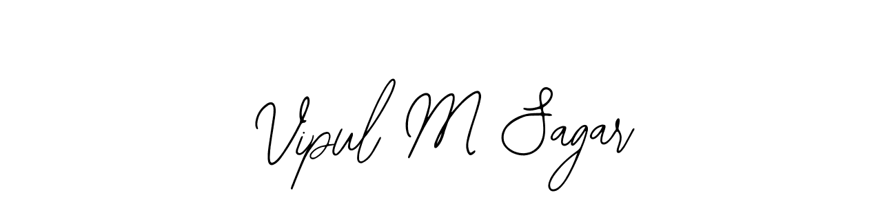 Also You can easily find your signature by using the search form. We will create Vipul M Sagar name handwritten signature images for you free of cost using Bearetta-2O07w sign style. Vipul M Sagar signature style 12 images and pictures png