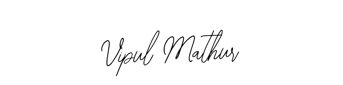 Make a beautiful signature design for name Vipul Mathur. Use this online signature maker to create a handwritten signature for free. Vipul Mathur signature style 12 images and pictures png