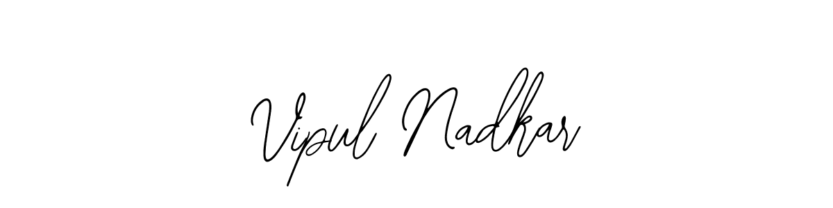 Create a beautiful signature design for name Vipul Nadkar. With this signature (Bearetta-2O07w) fonts, you can make a handwritten signature for free. Vipul Nadkar signature style 12 images and pictures png