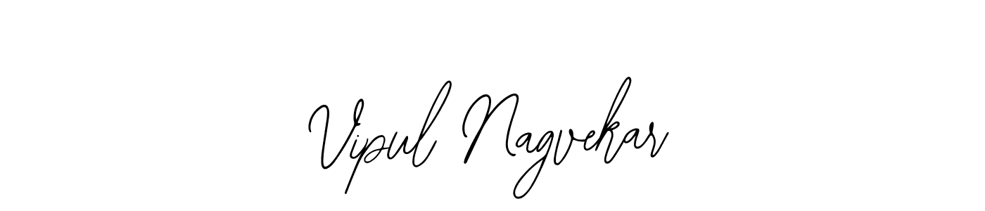 How to make Vipul Nagvekar name signature. Use Bearetta-2O07w style for creating short signs online. This is the latest handwritten sign. Vipul Nagvekar signature style 12 images and pictures png