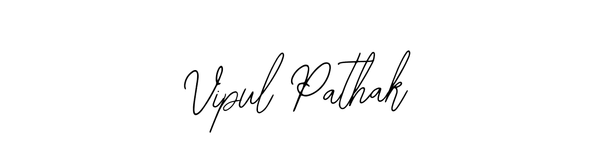 The best way (Bearetta-2O07w) to make a short signature is to pick only two or three words in your name. The name Vipul Pathak include a total of six letters. For converting this name. Vipul Pathak signature style 12 images and pictures png