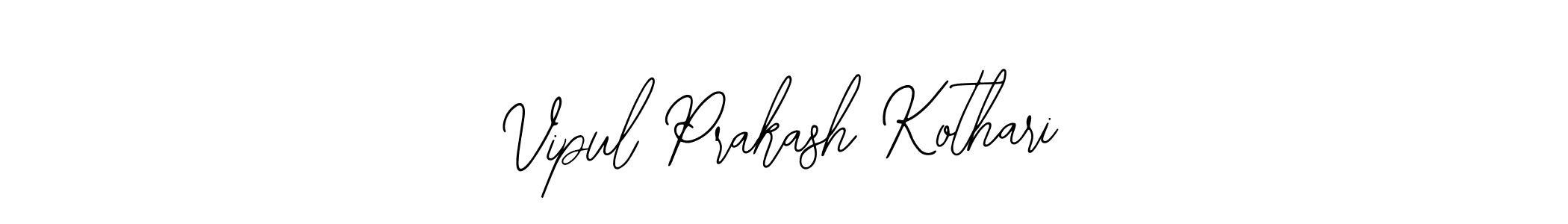 Design your own signature with our free online signature maker. With this signature software, you can create a handwritten (Bearetta-2O07w) signature for name Vipul Prakash Kothari. Vipul Prakash Kothari signature style 12 images and pictures png