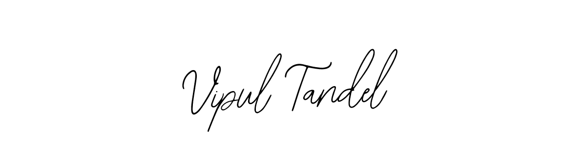 Make a beautiful signature design for name Vipul Tandel. Use this online signature maker to create a handwritten signature for free. Vipul Tandel signature style 12 images and pictures png