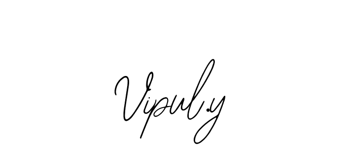 Vipul.y stylish signature style. Best Handwritten Sign (Bearetta-2O07w) for my name. Handwritten Signature Collection Ideas for my name Vipul.y. Vipul.y signature style 12 images and pictures png