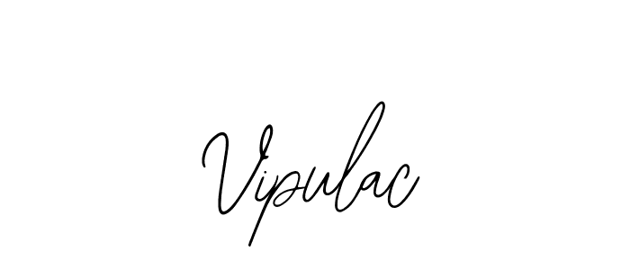 The best way (Bearetta-2O07w) to make a short signature is to pick only two or three words in your name. The name Vipulac include a total of six letters. For converting this name. Vipulac signature style 12 images and pictures png