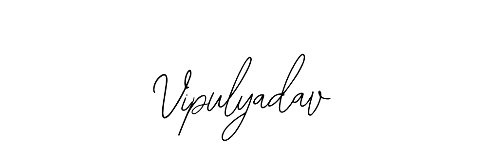 The best way (Bearetta-2O07w) to make a short signature is to pick only two or three words in your name. The name Vipulyadav include a total of six letters. For converting this name. Vipulyadav signature style 12 images and pictures png