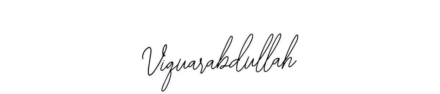 Viquarabdullah stylish signature style. Best Handwritten Sign (Bearetta-2O07w) for my name. Handwritten Signature Collection Ideas for my name Viquarabdullah. Viquarabdullah signature style 12 images and pictures png
