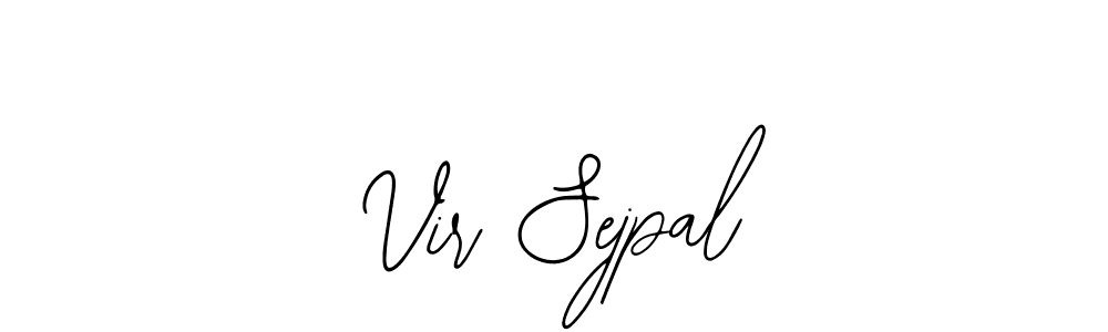 It looks lik you need a new signature style for name Vir Sejpal. Design unique handwritten (Bearetta-2O07w) signature with our free signature maker in just a few clicks. Vir Sejpal signature style 12 images and pictures png