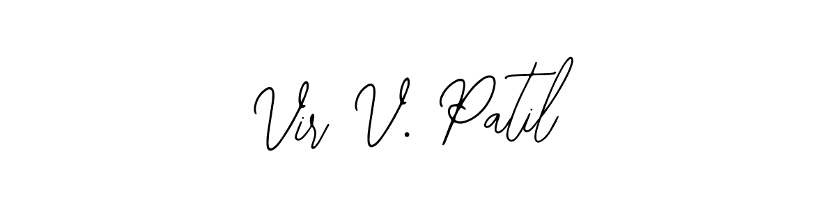 Vir V. Patil stylish signature style. Best Handwritten Sign (Bearetta-2O07w) for my name. Handwritten Signature Collection Ideas for my name Vir V. Patil. Vir V. Patil signature style 12 images and pictures png