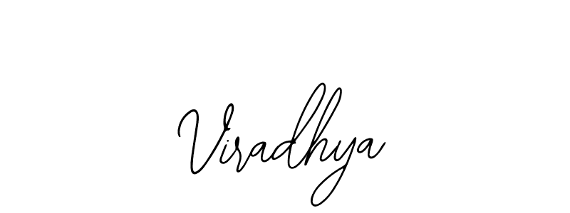 Use a signature maker to create a handwritten signature online. With this signature software, you can design (Bearetta-2O07w) your own signature for name Viradhya. Viradhya signature style 12 images and pictures png