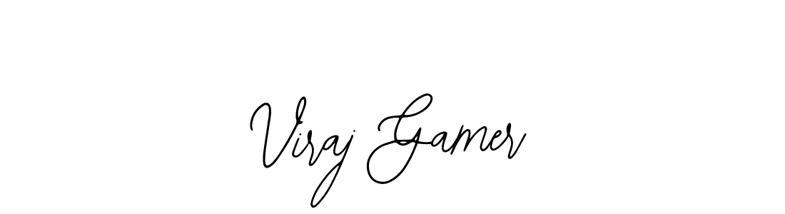 Design your own signature with our free online signature maker. With this signature software, you can create a handwritten (Bearetta-2O07w) signature for name Viraj Gamer. Viraj Gamer signature style 12 images and pictures png